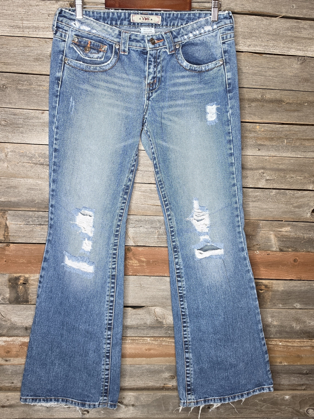 Vintage Y2k Low-rise Distressed Jeans